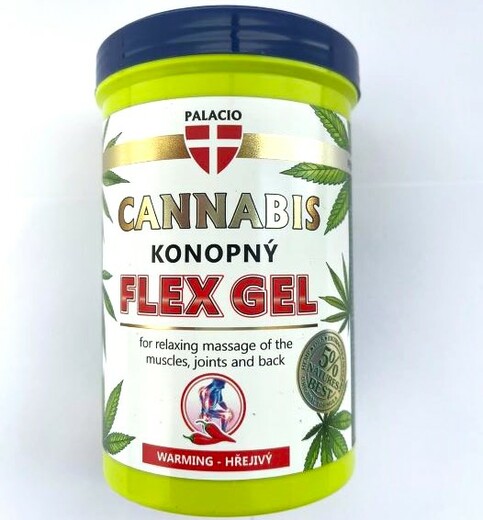 Palacio Konopný masážní Flex gel hřejivý 380 ml